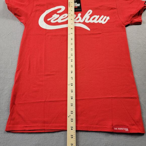The Marathon Clothing Crenshaw Shirt Mens Small Red Graphic Tee TMC Streetwear - Picture 9 of 9